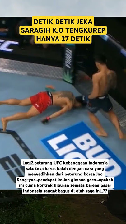 jeka saragih di k.o Joo sang-yoo | Hasil UFC 316 #jekaSaragih #ufc316