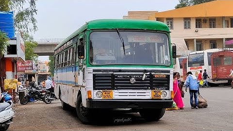 High Speed MSRTC Bus Going out Of KOLHAPUR city
