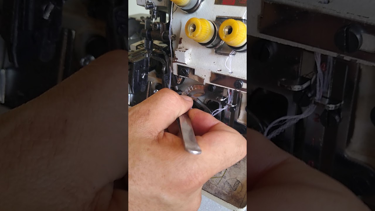 Como passar a linha na Overlock GN6-3