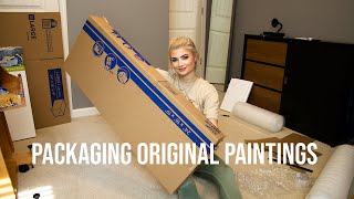 How I Package Original Paintings | TUTORIAL