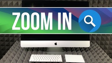 How to Zoom in on iMac