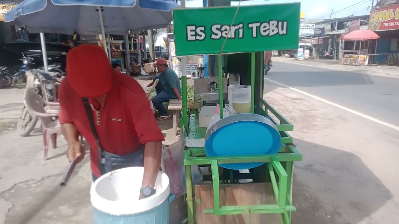 Es sari tebu#indonesian traditional drink#@Lion berkahkuliner76 