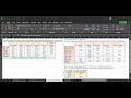 Transportation modelling Northwest Corner, Total Cost Using Excel