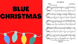 Blue Christmas, Piano [with score]