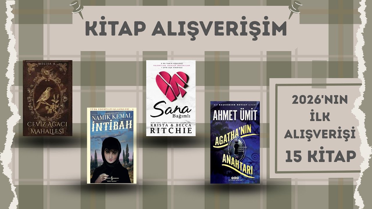 Kitap Alışverişim || Ceviz Ağacı Mahallesi, İntibah, Sana Bağımlı...