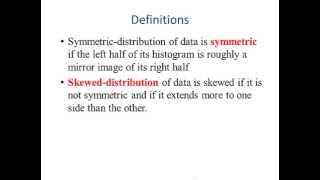 Organizing and Summarizing Quantitative Data Part 2