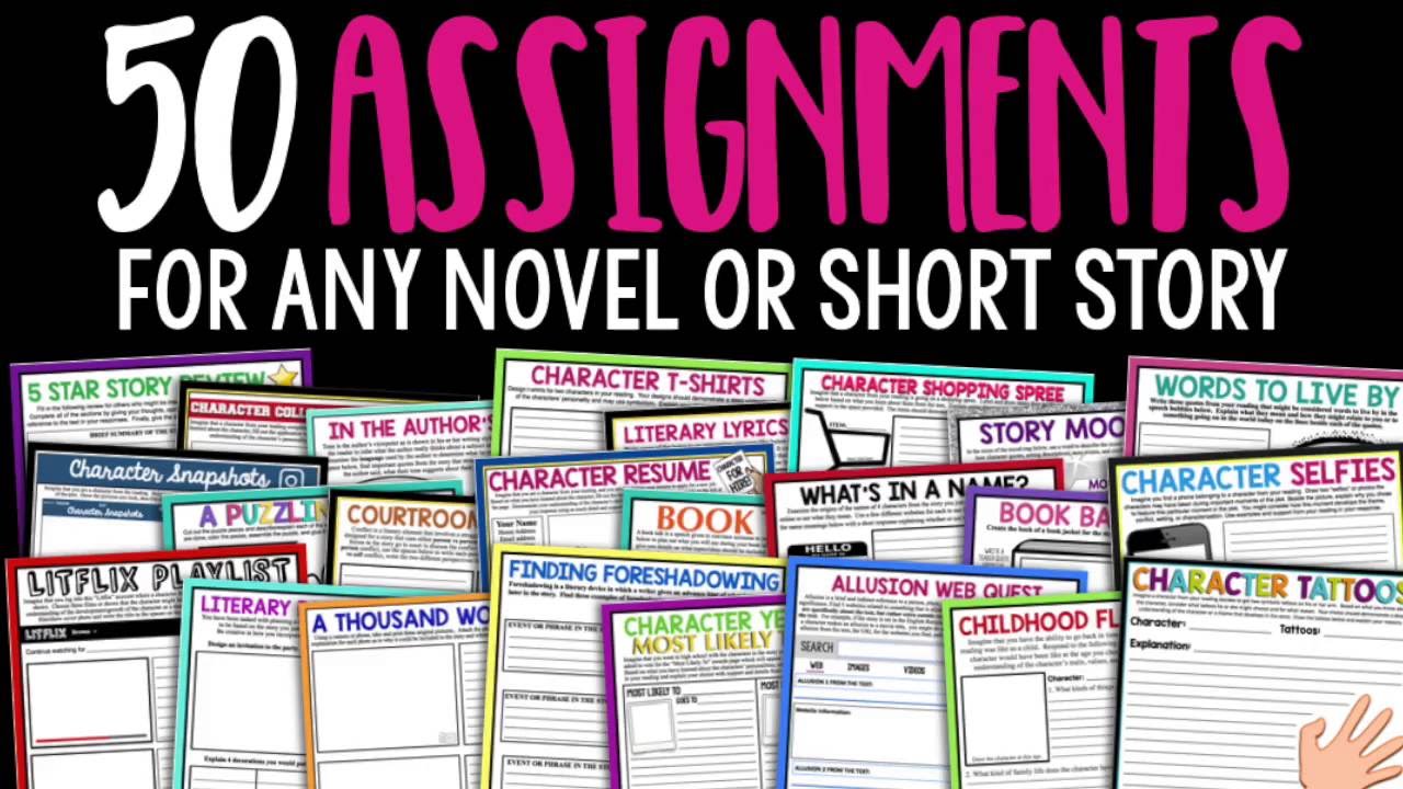 creative assignments for literature