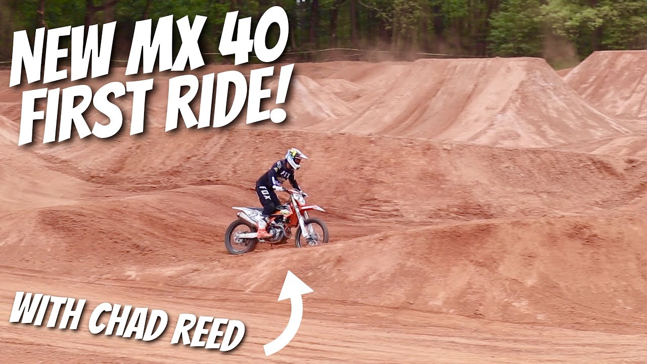New Moto 40 Mx Motocross Track First Ride Review Chad Reed S Track Youtube