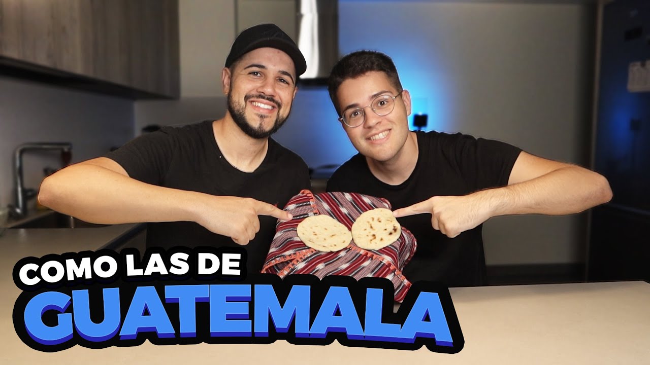 Españoles preparando TORTILLAS de GUATEMALA