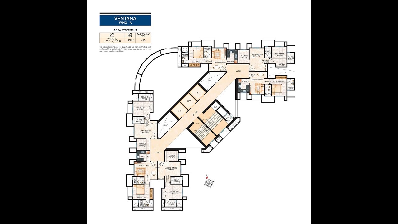 Hiranandani Ventana, Floor Plans, Hiranandani Walk, Thane West, Mumbai