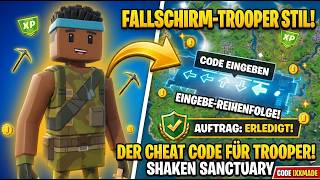 UNLOCK PARACHUTE TROOPER STYLE! 🪂 Shaken Sanctuary Cheat Code Hack | Fortnite