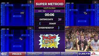 Super Metroid by oatsngoats, zoast and Overfiendvip in 52:49 - SGDQ2017 - Part 124