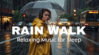 Rain Walking Alone | Solo Walk in the Rain ASMR 4K | Rain Walk ASMR