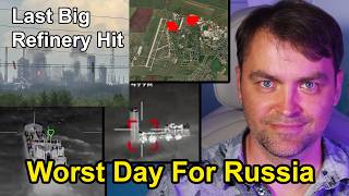 Update from Ukraine | Huge! Ukraine Hit Last Big Oil Refinery, Rus Tankers! Worst Day for Russia