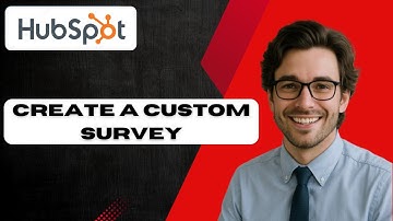 How to Create a Custom Survey in HubSpot  HubSpot How To