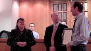 Tom Allebach Honored by Lansdale Council