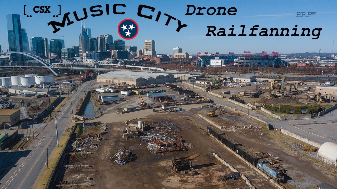 CSX Music City Drone Railfanning