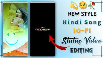 Mujhe Tum Yaad Aate Ho __ Hindi Lo-fi Remix Status Video Editing 💫🥺🥀 Alight Motion Video Editing