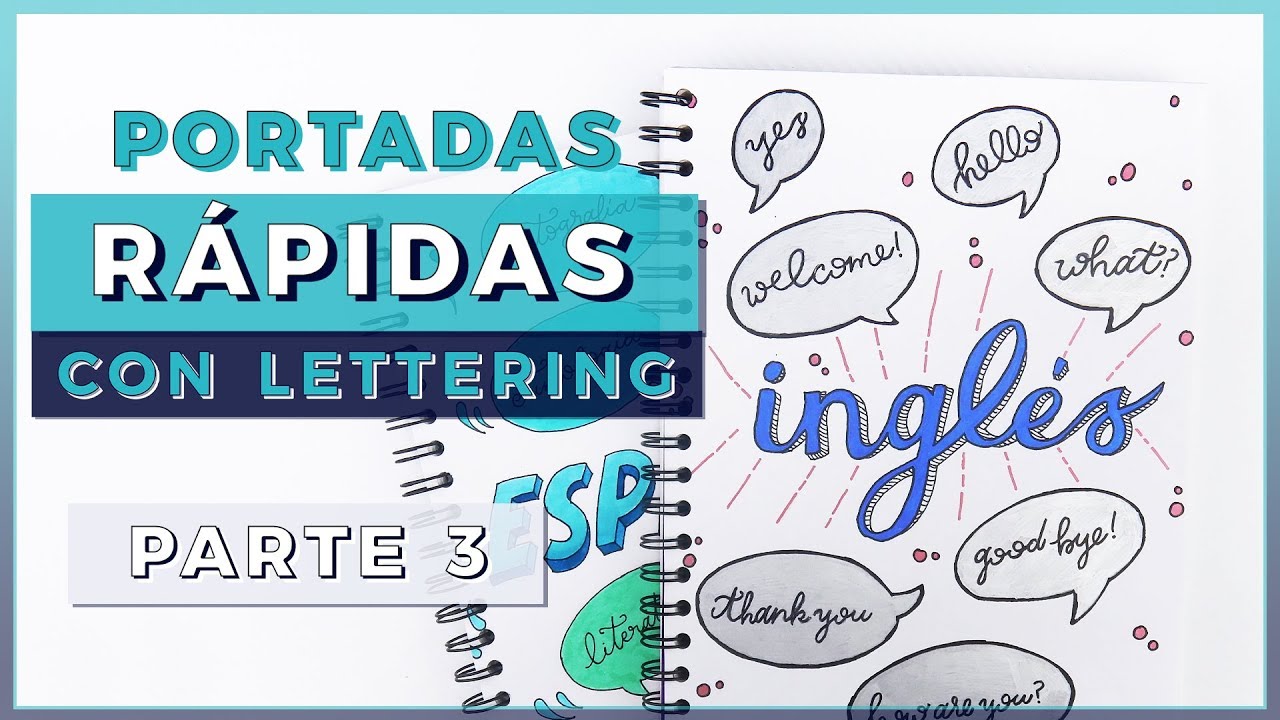 ✧ Portadas de cuadernos con lettering ✂️ DIY Parte 3 ✧ - thptnganamst.edu.vn