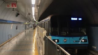 【ブルーライン3000S形】高島町駅到着《横浜市営地下鉄》