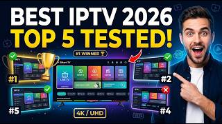 Best IPTV Provider in 2026: Top 5 IPTV Options Tested & Reviewed