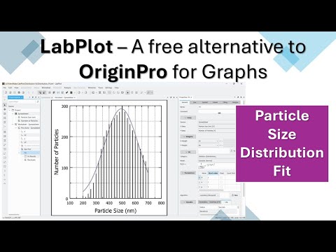 LabPlot TUTORIAL: The FREE OriginPro Alternative for Researchers (Distribution Plots)