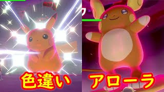 色違いピカチュウ アローラライチュウなど】期間限定 簡単入手方法