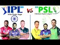 Indian IPL vs Pakistani PSL Comparison 2021