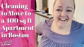 Celebrity Moving Furniture and More Cleaning | INFJ Vlog | Downsizing to a 400 sq ft Apartment in Boston, MA Net Worth
