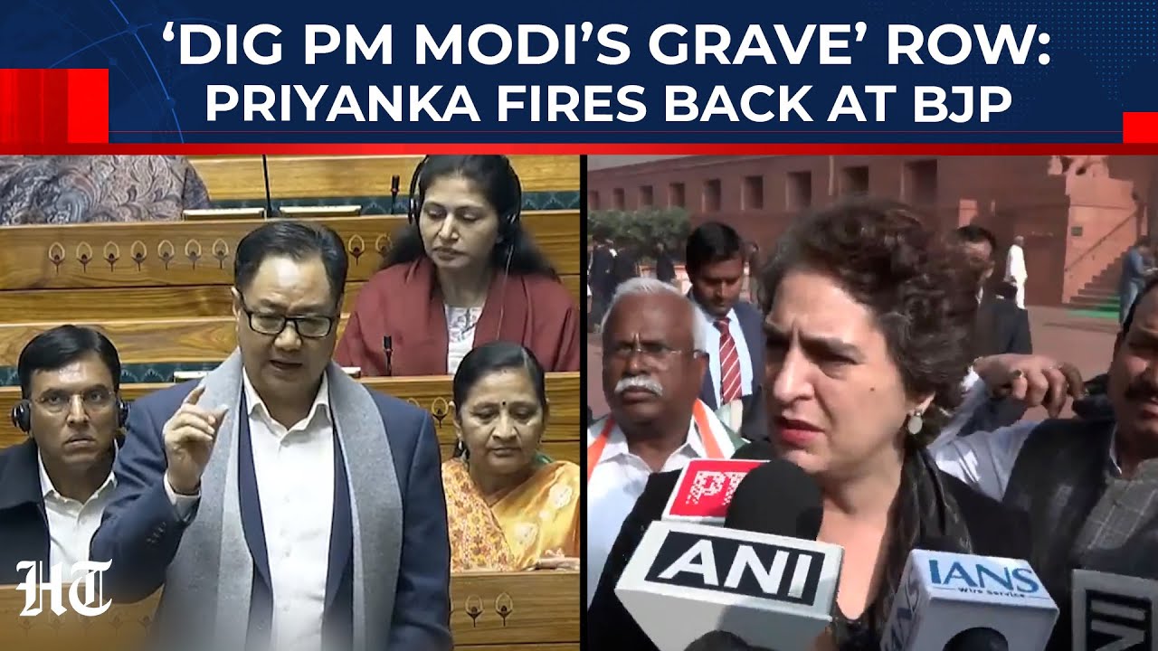 После того, как Риджиджу в парламенте высказался о необходимости «выкопать могилу премьер-министр...