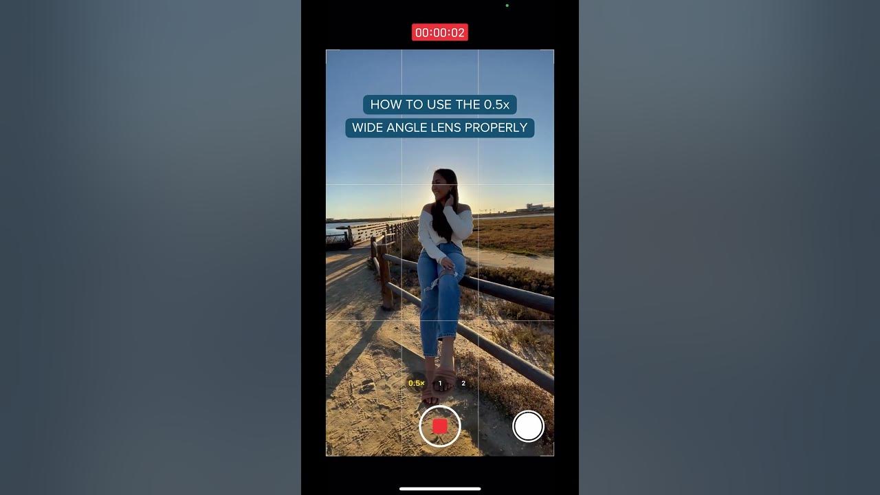 How to Use the Wide Angle Lens on iPhone YouTube