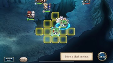 [Langrisser Mobile] Map Event: Danger at the Ancient Tomb (gold map)