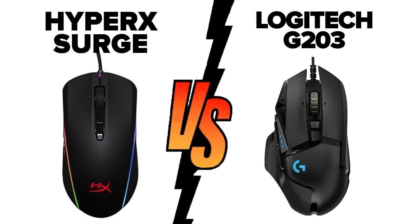 HyperX Pulsefire Surge vs Logitech G203 LIGHTSYNC - Which Mouse is Better ?