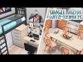 SINGLE MOM WITH TRIPLETS APARTMENT 💕 | The Sims 4: Apartment Renovation Speed Build