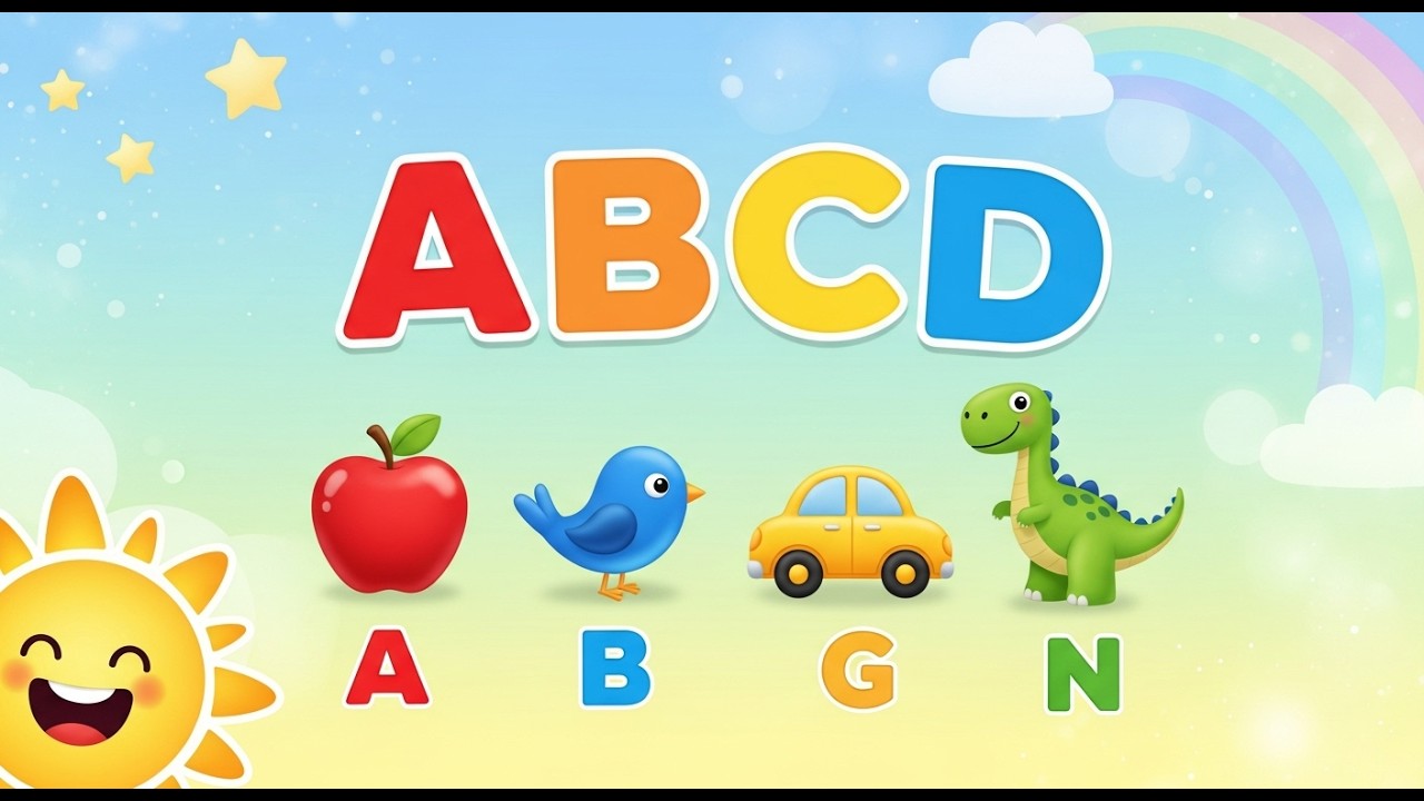 This Slow ABC Colors Animation Works Better Than Fast Kids Videos 🐢🧠 ...
