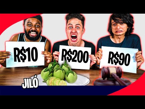 QUEM PAGAR MAIS NÃO COME!! LEILÃO DE COMIDAS RUINS! – Desafio