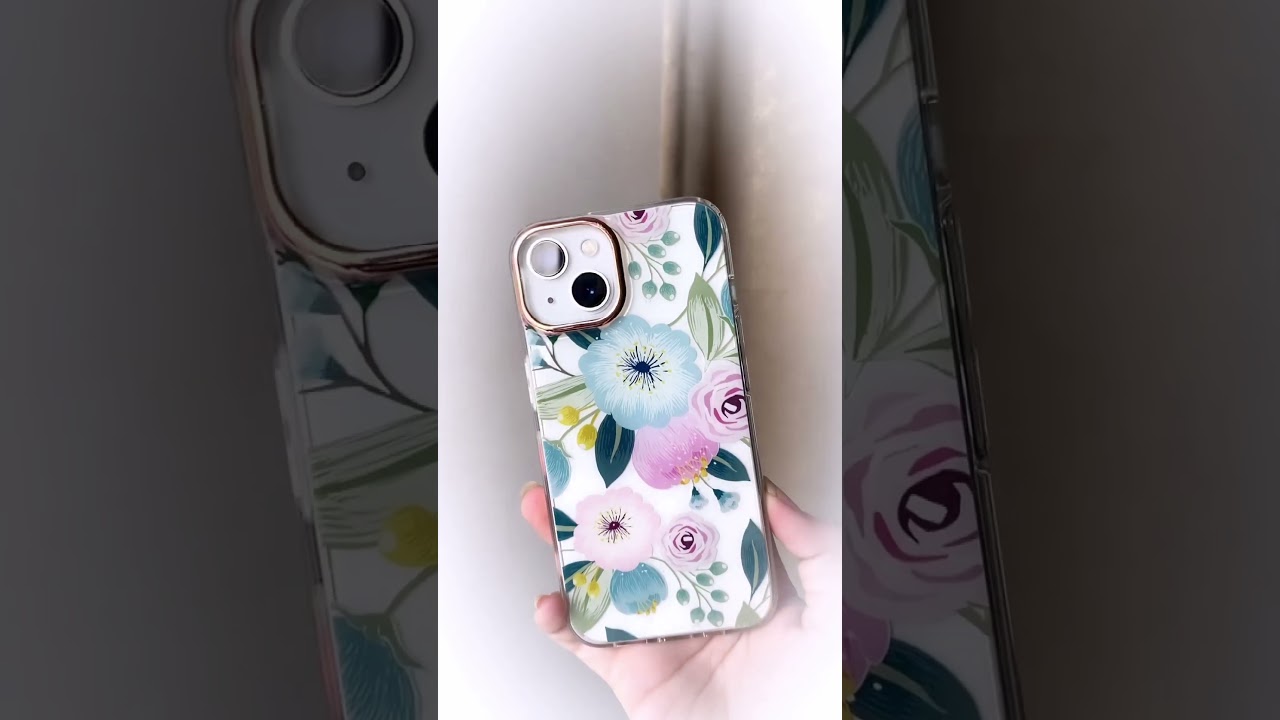QY premium ladies flower case for iPhone