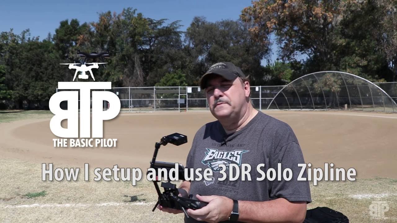 Using 3DR Solo's Zipline SmartShot