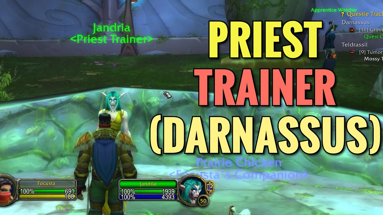 Darnassus Priest Trainer (WoW Classic)