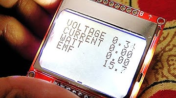 Voltmeter using Arduino Mini Pro & Nokia 5110 LCD #45