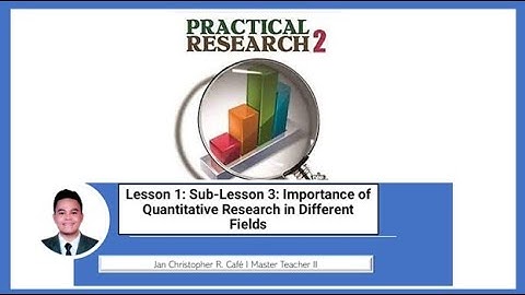 Importance of Quantitative Research in Different Fields
