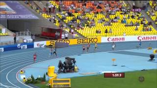 IAAF Moscow 2013 4*400m Relay Heat 3