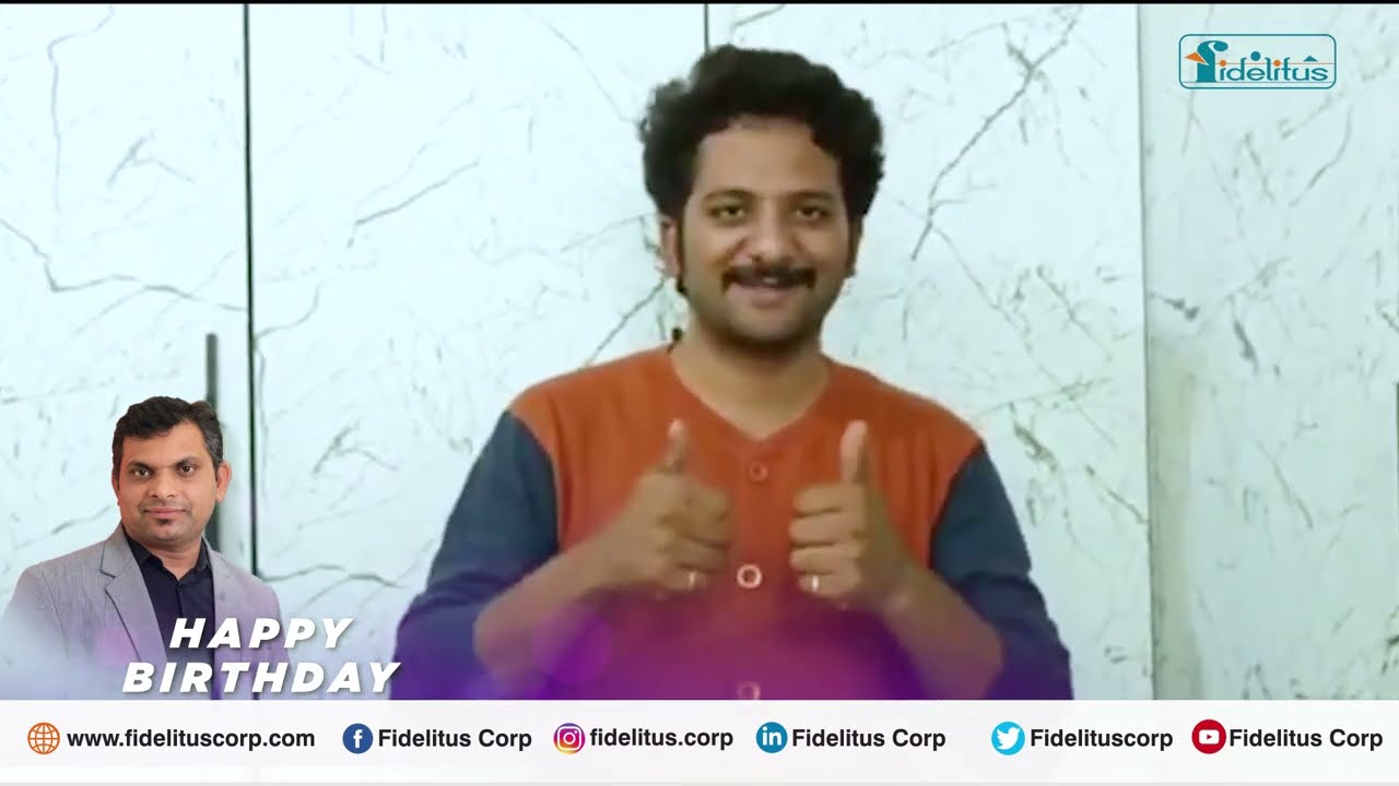 BIRTHDAY WISHES | ACHUTH GOWDA | RJ VICKY | 2022