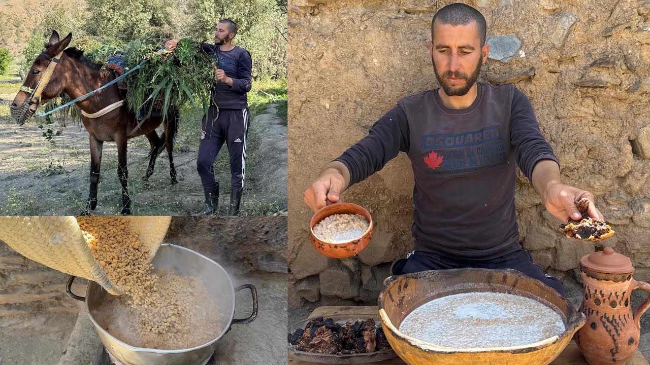 الحياة الحقيقية تبدأ من هنا تحضير بركوكس على طريقة أجدادنا..نواحي الحسيمة