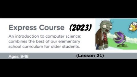 Code.org | Express Course | 2023 | Functions with Harvester | Lesson 21 | Muhammad Ali |