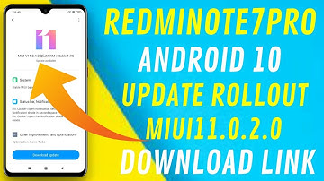 [ANDROID 10]Redmi Note 7 Pro MIUI 11 India Stable Update MIUI 11Android 10 Update Out Techno Digital