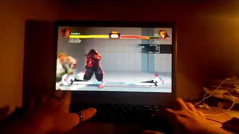 Daigo's famous combo on Momochi, trials @laptop keyboard:)