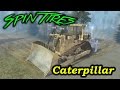 SpinTires обзор мода ( Бульдозер Caterpillar )