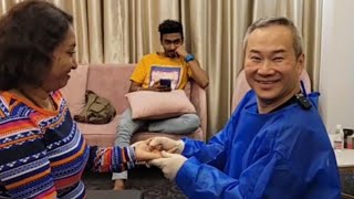 ​Chris Leong Treatment Neck, Trigger Finger and Lower Back Problems😱