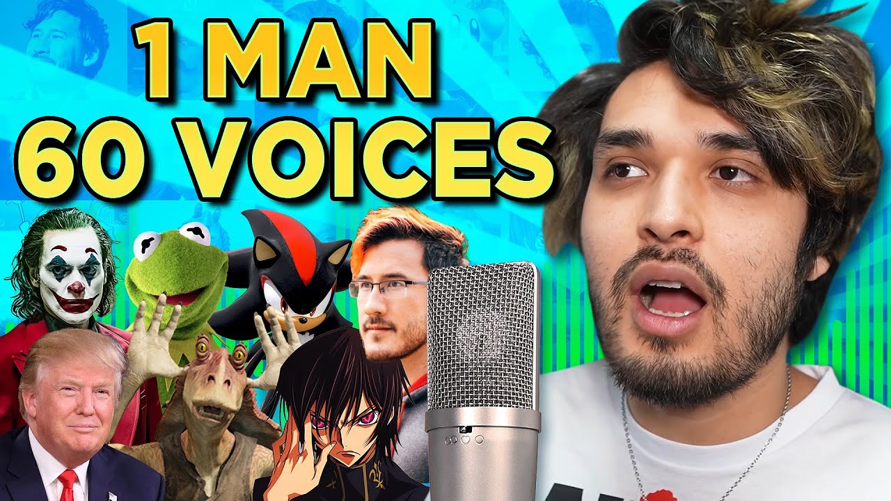 One Man, 60 Voice Impressions | Anime, YouTubers, Cartoons & More